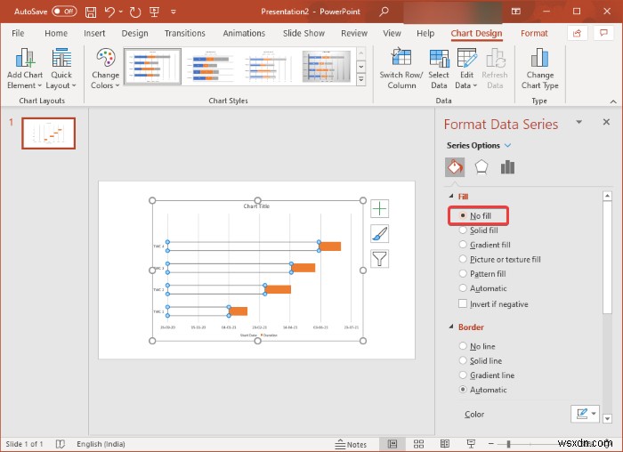 Microsoft PowerPoint에서 Gantt 차트를 만드는 방법 