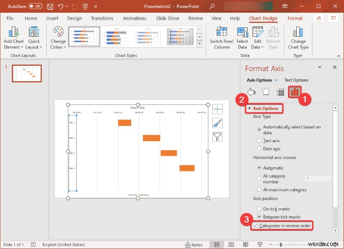 Microsoft PowerPoint에서 Gantt 차트를 만드는 방법 