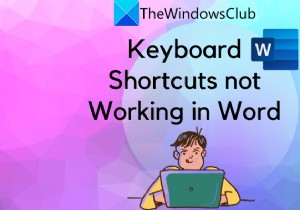마이크로소프트 워드(Microsoft Word)에서 키보드 단축키가 작동하지 않을 때 해결하는 4가지 방법