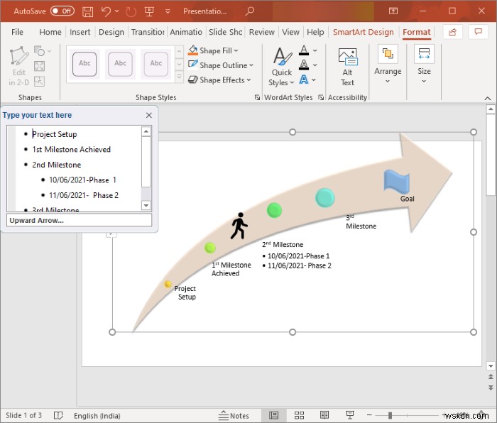 Microsoft PowerPoint에서 로드맵을 만드는 방법 