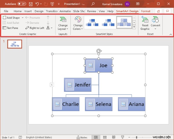Microsoft PowerPoint에서 조직도를 만드는 방법 