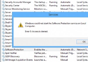 Windows에서 소프트웨어 보호 서비스를 시작할 수 없음(오류 5, 액세스 거부) 해결 방법