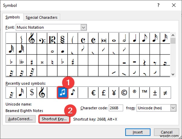 Microsoft Word에서 음악 메모 및 기호를 삽입하는 방법 