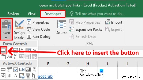 Excel에서 한 번에 여러 링크를 여는 방법 