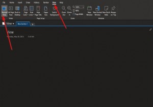 Windows 11/10의 OneNote에서 보기를 변경하는 방법 