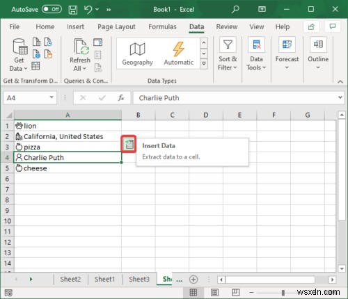 Microsoft Excel에서 자동 데이터 형식 기능을 사용하는 방법 