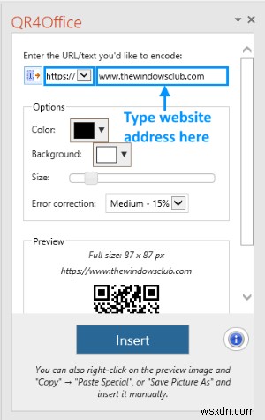 PowerPoint 및 Excel에서 QR 코드를 만드는 방법 