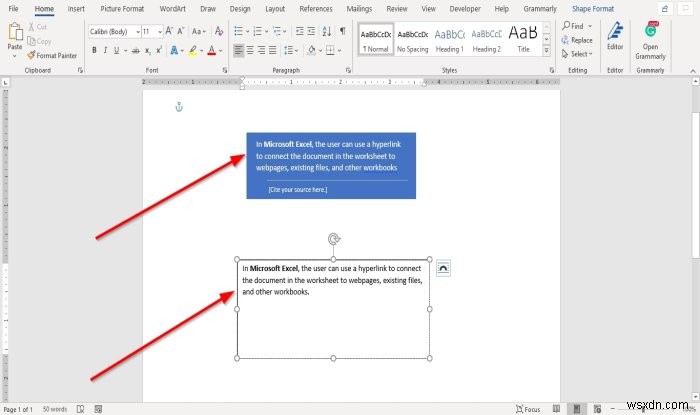 Microsoft Word에서 텍스트 상자를 추가, 복사, 제거, 적용 및 조작하는 방법