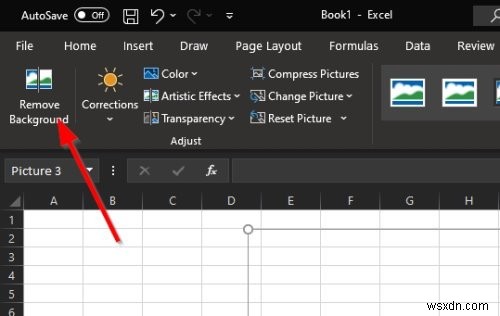 Microsoft Excel에서 그림 배경을 제거하는 방법