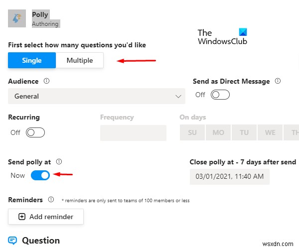 Microsoft Teams에서 설문조사를 만드는 방법