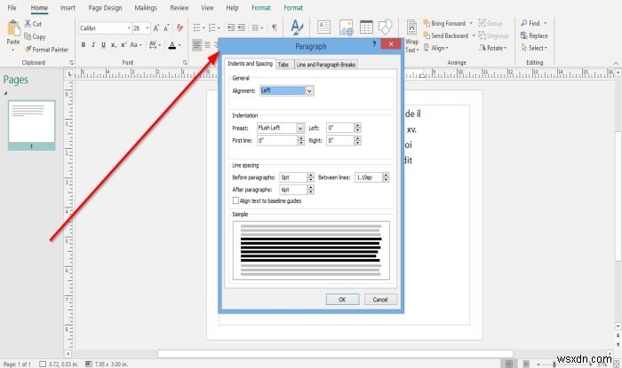 Microsoft Publisher에서 문자, 줄 또는 단락 간격 도구를 사용하여 간격을 변경하는 방법