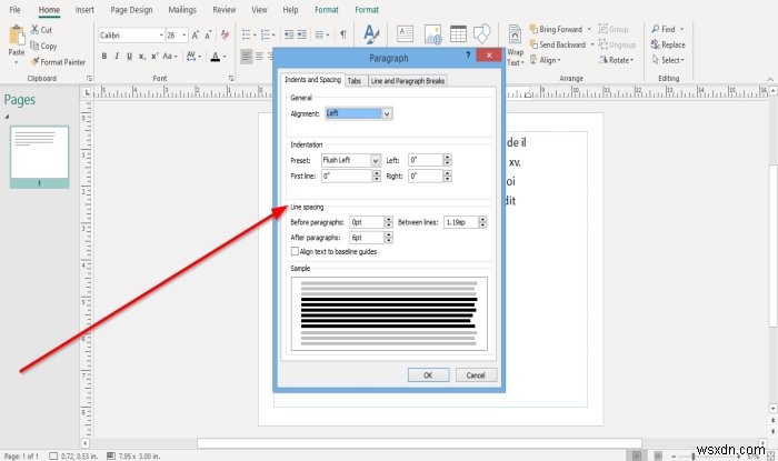 Microsoft Publisher에서 문자, 줄 또는 단락 간격 도구를 사용하여 간격을 변경하는 방법