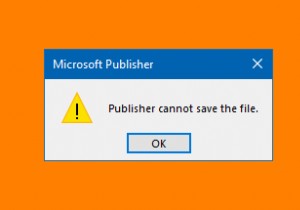 Windows 11/10에서 Microsoft Publisher가 파일을 PDF로 저장하지 못할 때 해결 방법