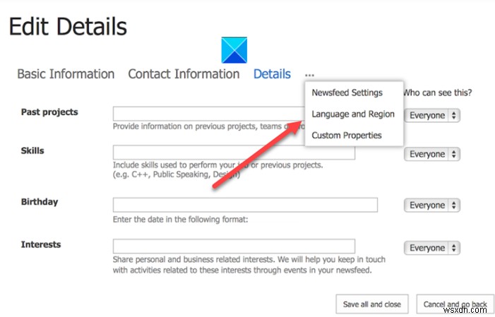 SharePoint 검색이 다른 언어의 결과를 반환하지 않음 