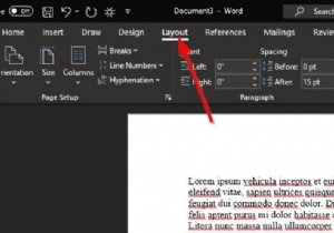 Microsoft Word 문서에 구역 나누기를 삽입하는 방법 