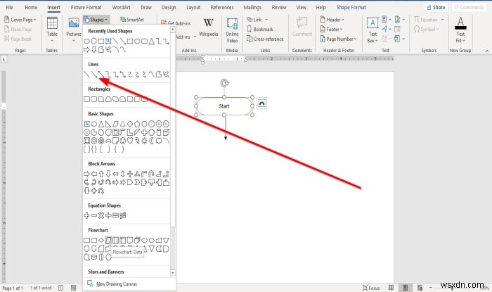 Microsoft Word에서 순서도를 만드는 방법