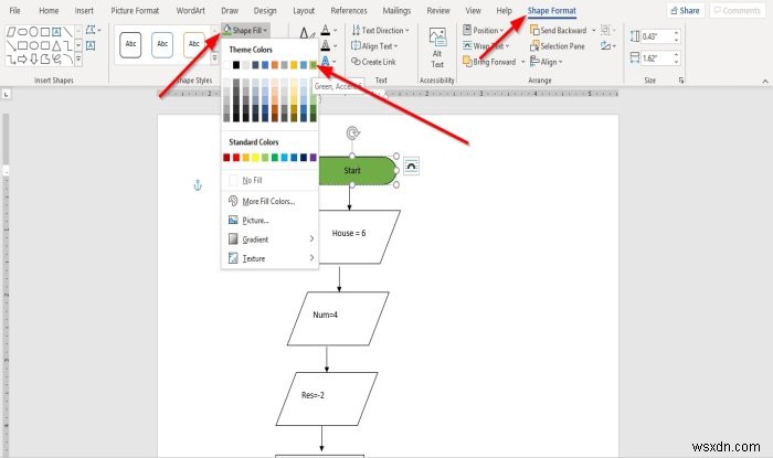 Microsoft Word에서 순서도를 만드는 방법