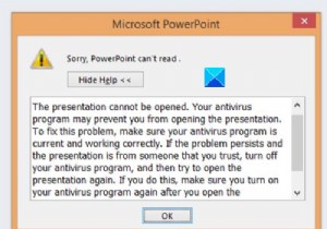 PowerPoint  죄송합니다. 파일을 읽을 수 없습니다  오류 해결 방법 3가지