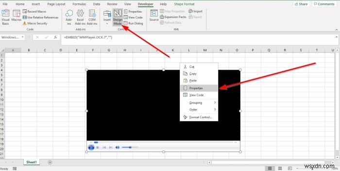 Microsoft Excel에서 비디오 및 오디오를 재생하는 방법 