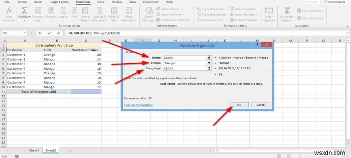 Microsoft Excel에서 SUMIF 및 SUMIFS 함수를 사용하는 방법 