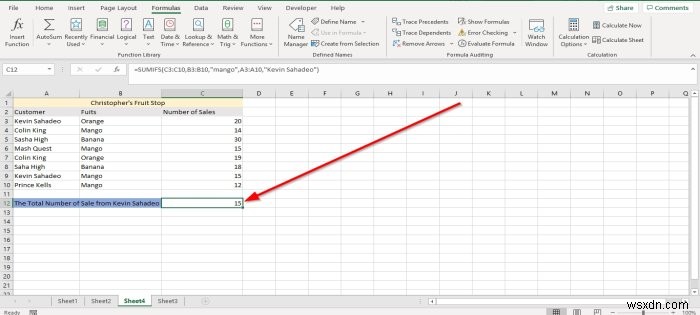 Microsoft Excel에서 SUMIF 및 SUMIFS 함수를 사용하는 방법 