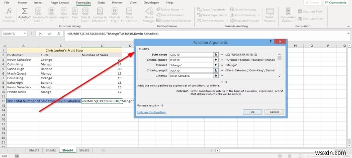 Microsoft Excel에서 SUMIF 및 SUMIFS 함수를 사용하는 방법 