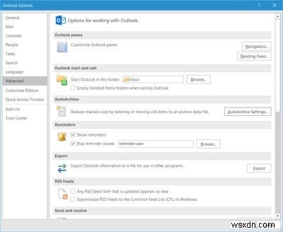 Windows 11/10의 Microsoft Outlook에서 이전 항목 자동 보관
