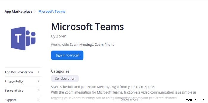 Microsoft Teams에 Zoom을 추가하는 방법 