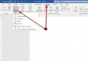 Microsoft Word에서 편지에 편지 병합을 사용하는 방법 