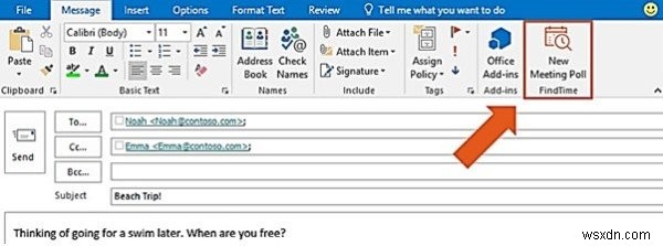 Microsoft FindTime을 사용하여 Outlook에서 더 빠르게 회의를 예약하는 방법 