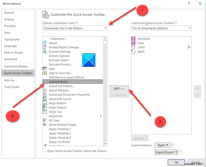 Outlook 연락처를 Word에 삽입하는 방법 