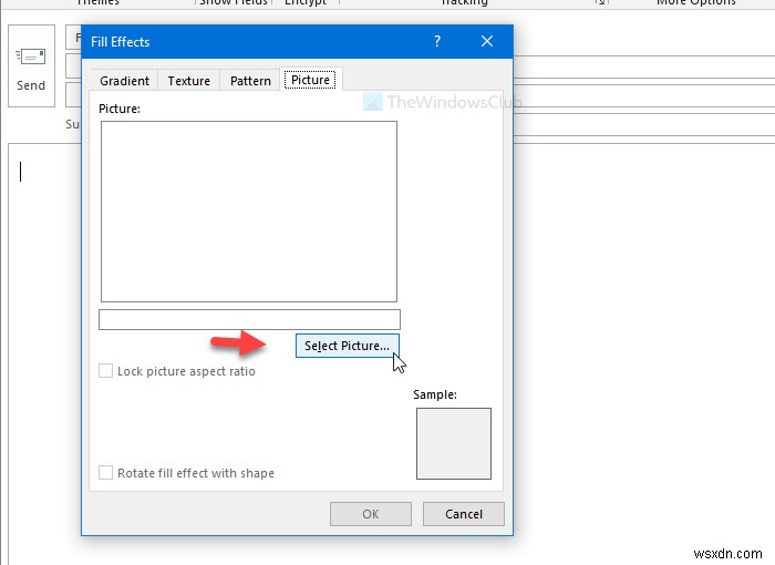 Outlook 이메일에 배경색과 이미지를 추가하거나 변경하는 방법