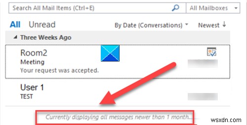 일부 이메일만 Outlook 데스크톱 클라이언트에서 동기화됩니다.