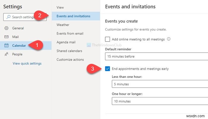 Microsoft Outlook에서 일찍 약속 및 모임을 자동으로 종료하는 방법 