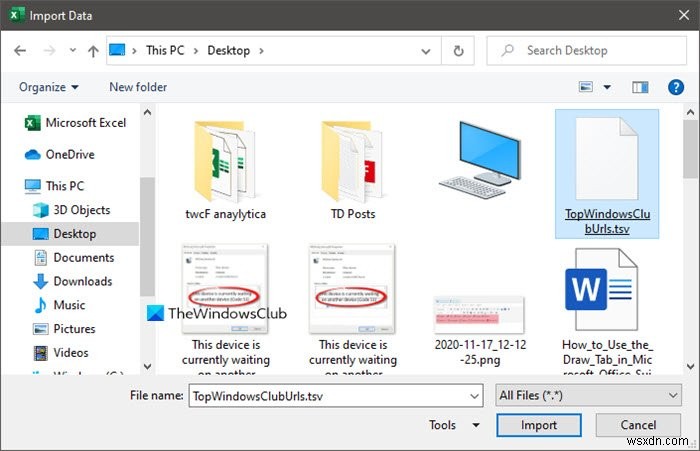 Windows 10 PC에서 TSV 파일을 여는 방법 