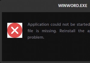 Windows 11/10의 Office Word 응용 프로그램에서 WINWORD.EXE 오류 수정 