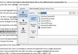 Microsoft Word에서 하이퍼링크를 추가 및 제거하는 방법 