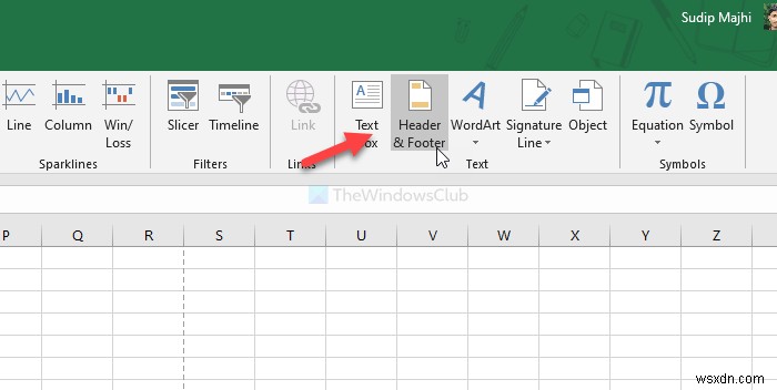 Excel 스프레드시트에 머리글 및 바닥글을 추가하는 방법 