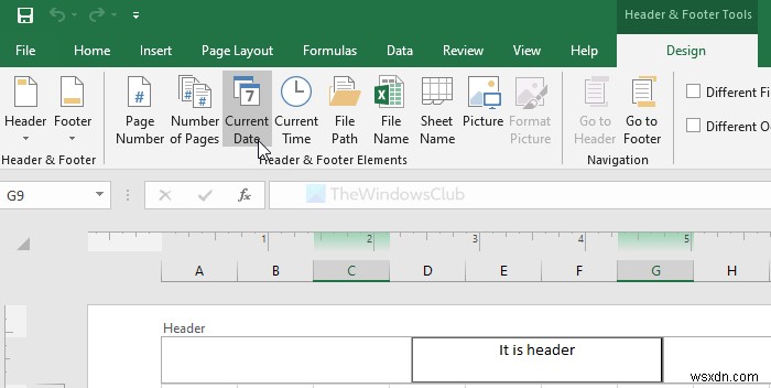 Excel 스프레드시트에 머리글 및 바닥글을 추가하는 방법 