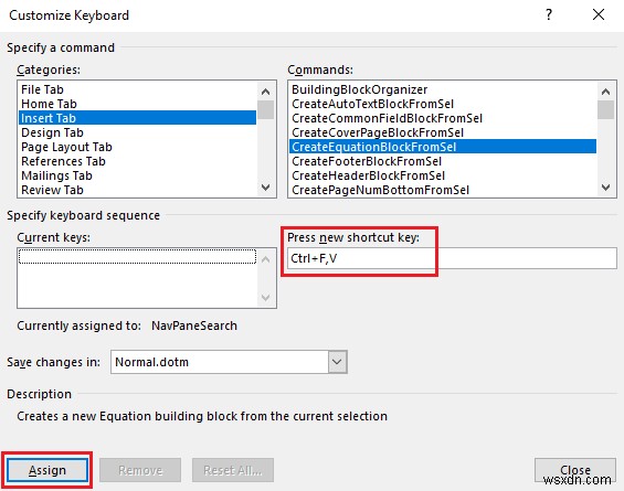 Microsoft Word용 바로 가기 키를 사용자 지정하는 방법 