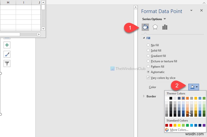 Word, Excel, PowerPoint에서 기본 차트 색상을 변경하는 방법 