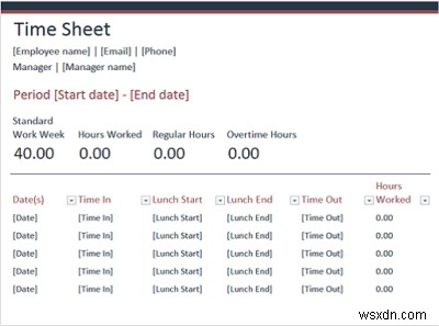 예산, 건강, 시간을 관리하는 최고의 Microsoft Excel 온라인 템플릿 