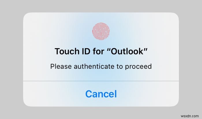 Touch ID 또는 Face ID로 iPad용 Outlook을 잠그는 방법