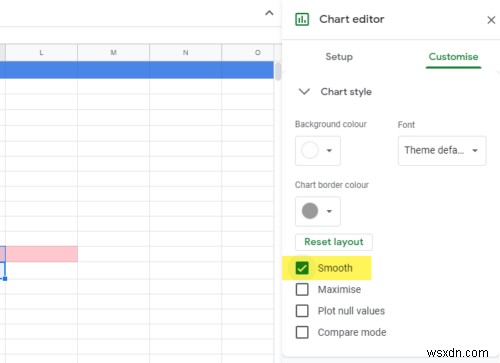 Excel 및 Google 스프레드시트에서 부드러운 곡선 그래프를 만드는 방법 