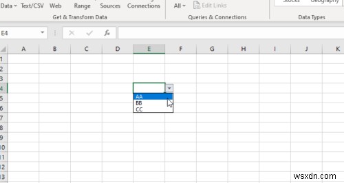 Excel 및 Google 스프레드시트에서 드롭다운 목록을 만드는 방법 