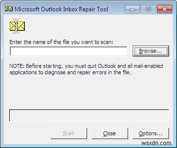폴더를 확장할 수 없습니다. 사용 가능한 메모리가 충분하지 않음 – Outlook 오류 
