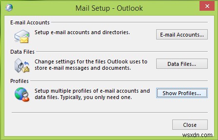 Microsoft Outlook을 시작할 수 없습니다. Outlook 창을 열 수 없습니다. 