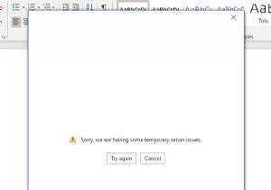 Office 365  죄송합니다. 일시적인 서버 문제가 있습니다  오류 해결 방법