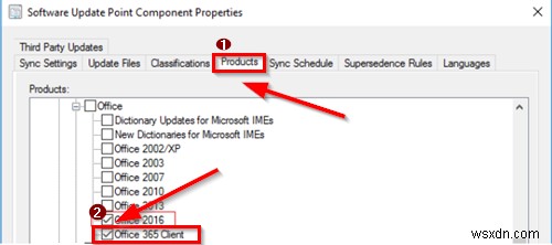 구성 관리자가 SCCM을 사용하여 Office 365 업데이트를 배포할 수 있도록 설정