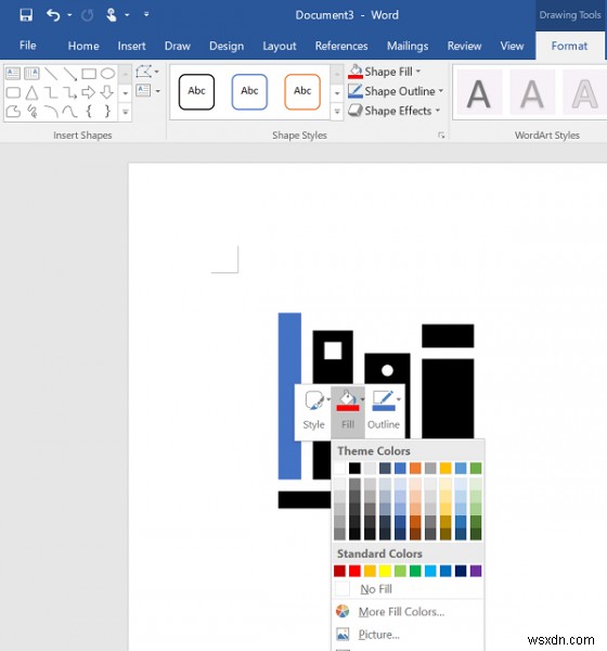 Microsoft Word를 사용하여 SVG 아이콘을 도형으로 변환하는 방법